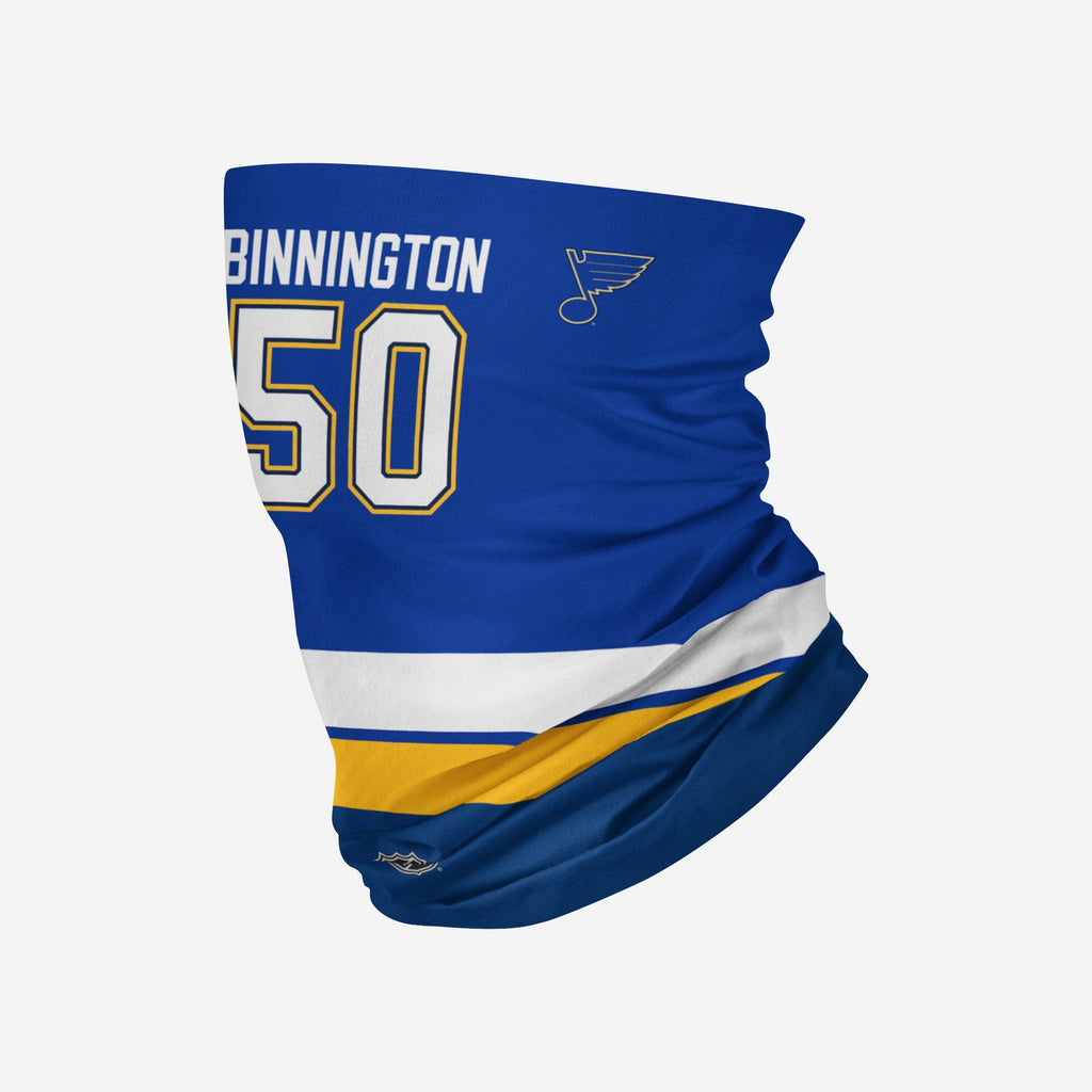 Jordan Binnington St Louis Blues Gaiter Scarf FOCO - FOCO.com