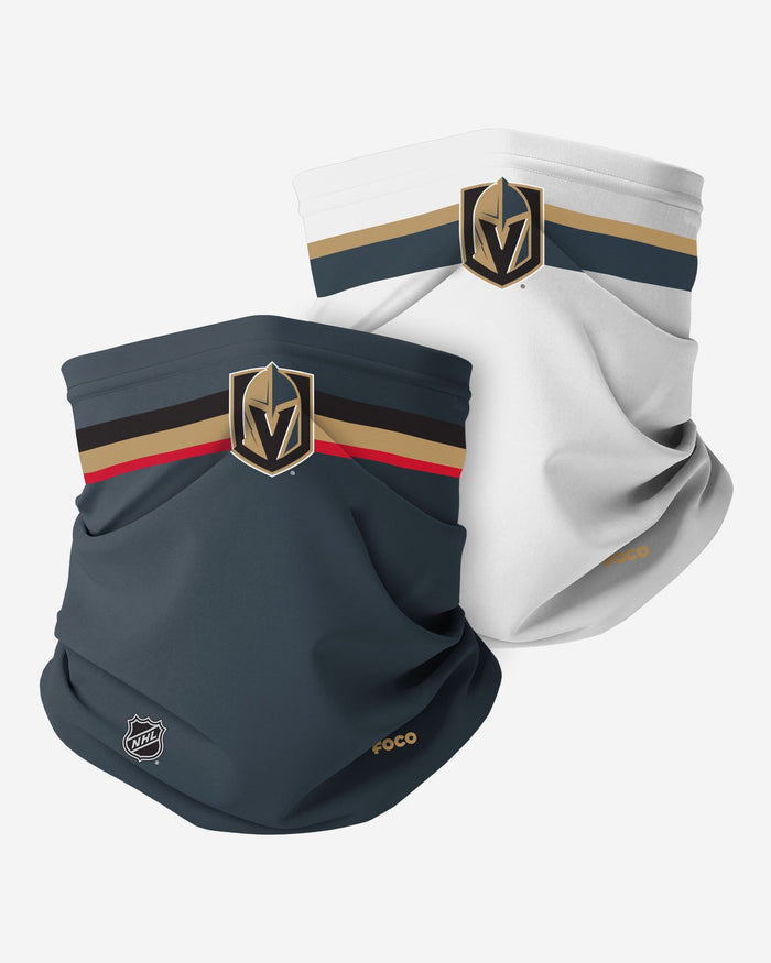 Vegas Golden Knights Stitched 2 Pack Gaiter Scarf FOCO - FOCO.com