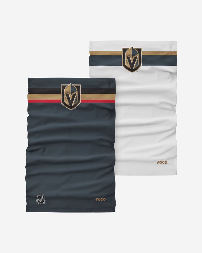 Vegas Golden Knights Stitched 2 Pack Gaiter Scarf FOCO - FOCO.com