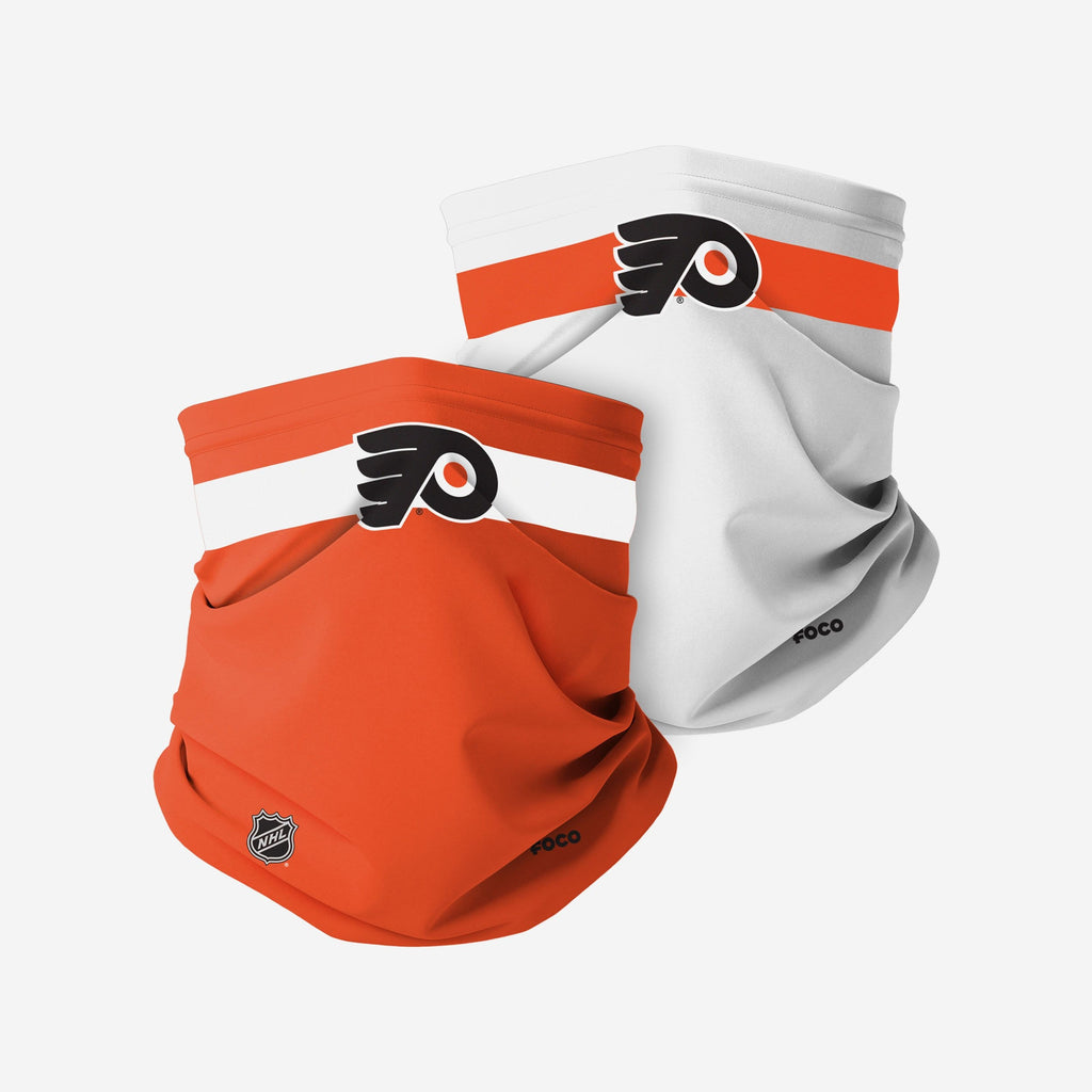 Philadelphia Flyers Stitched 2 Pack Gaiter Scarf FOCO - FOCO.com