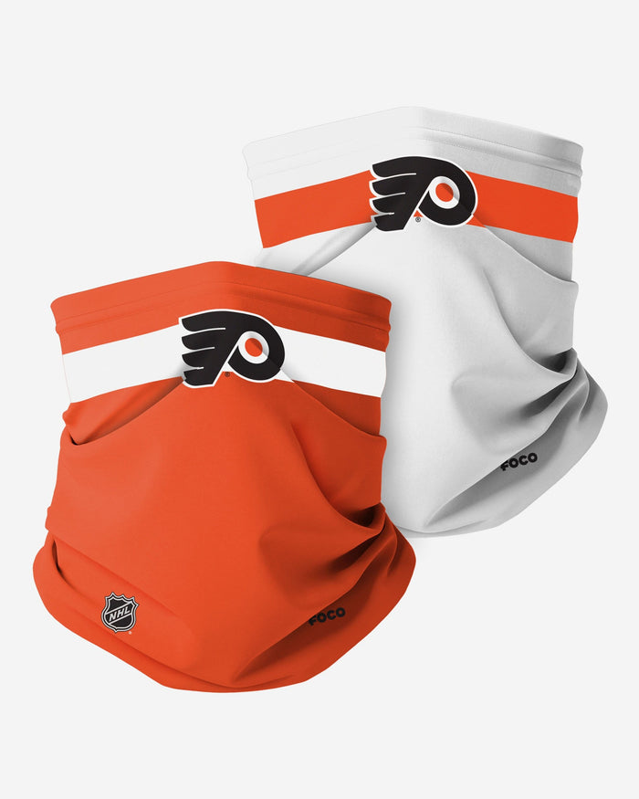 Philadelphia Flyers Stitched 2 Pack Gaiter Scarf FOCO - FOCO.com