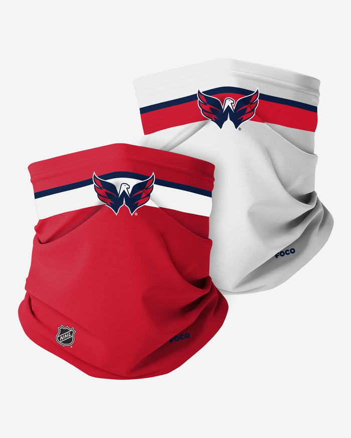 Washington Capitals Stitched 2 Pack Gaiter Scarf FOCO - FOCO.com