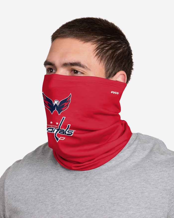 Washington Capitals Team Logo Stitched Gaiter Scarf FOCO - FOCO.com