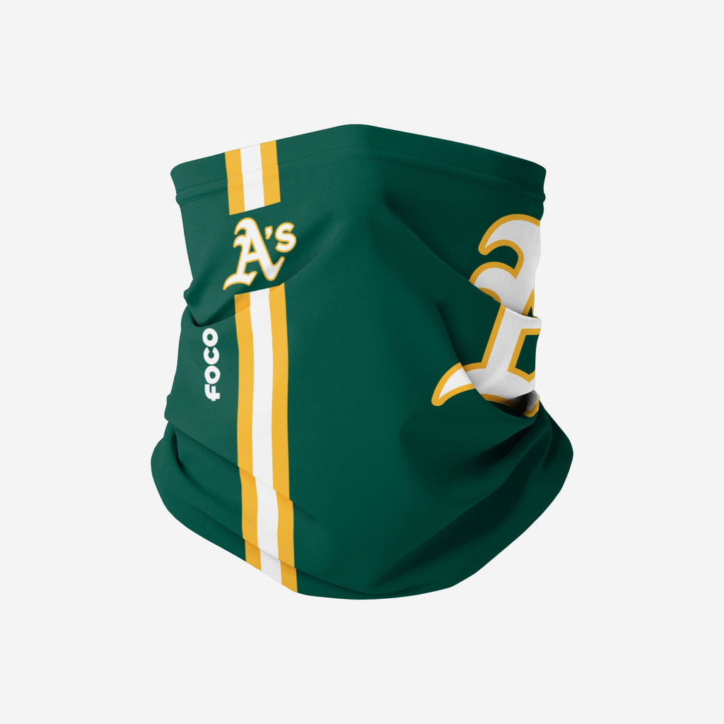 Oakland Athletics Big Logo Gameday Gaiter Scarf FOCO - FOCO.com