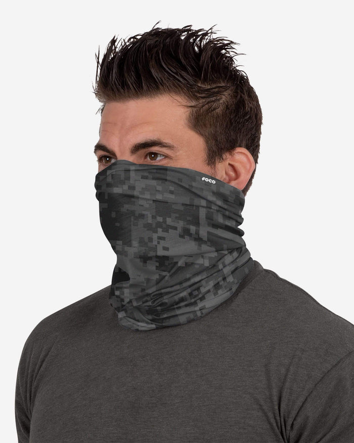 Black Digital Camo Gaiter Scarf FOCO - FOCO.com