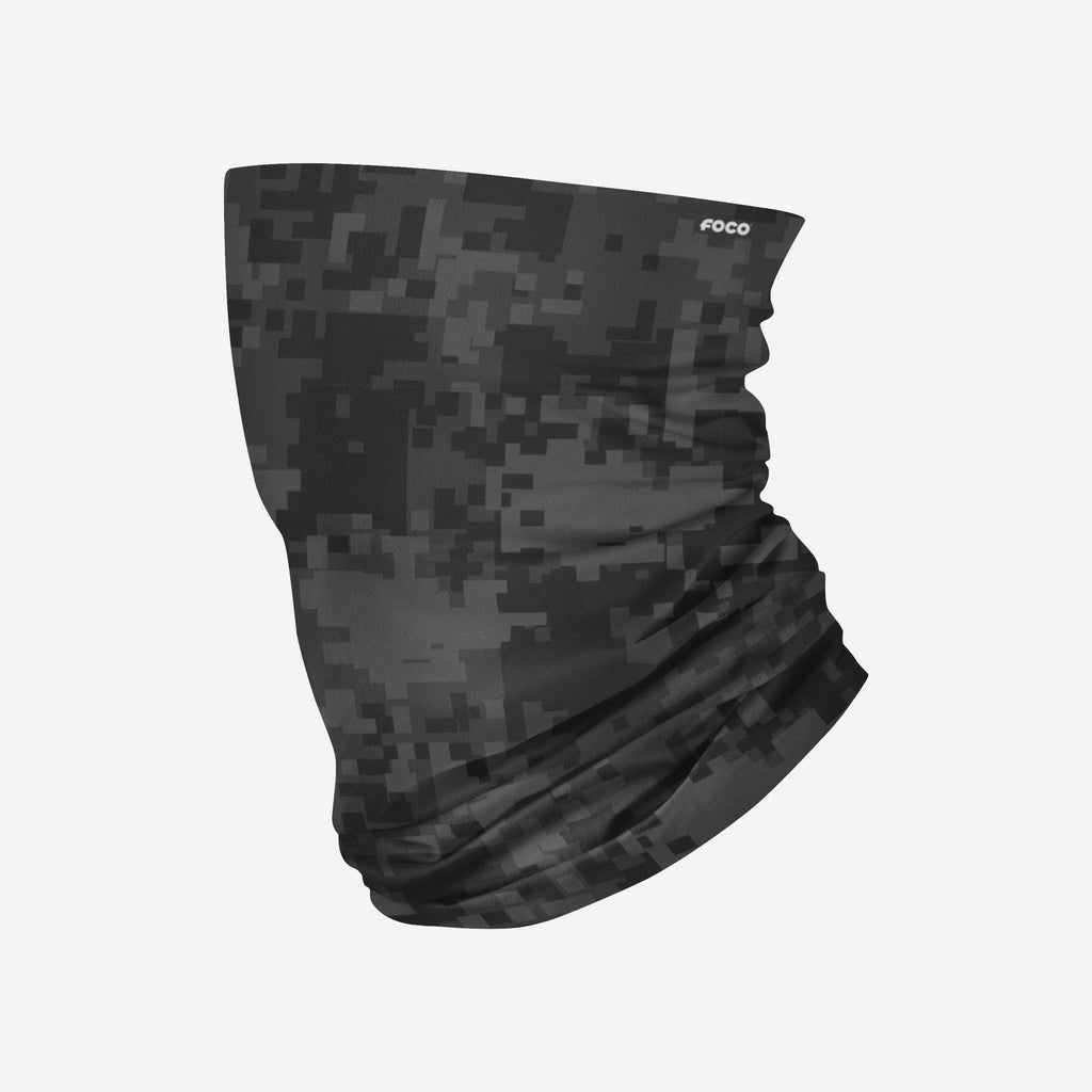 Black Digital Camo Gaiter Scarf FOCO - FOCO.com