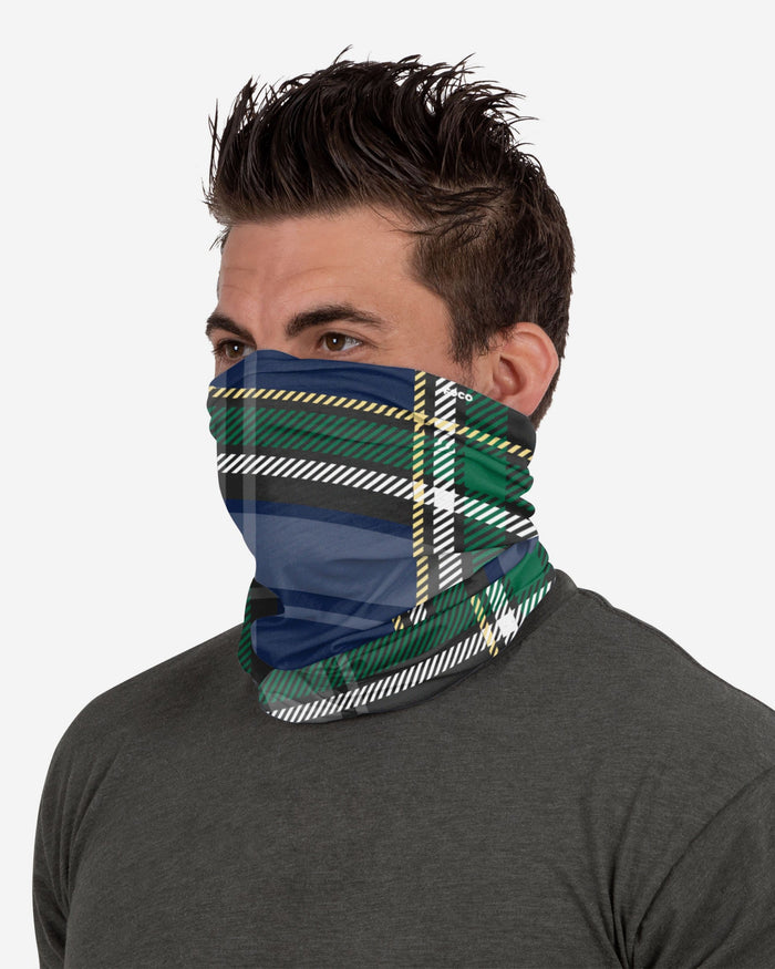 Blue Plaid Gaiter Scarf FOCO - FOCO.com