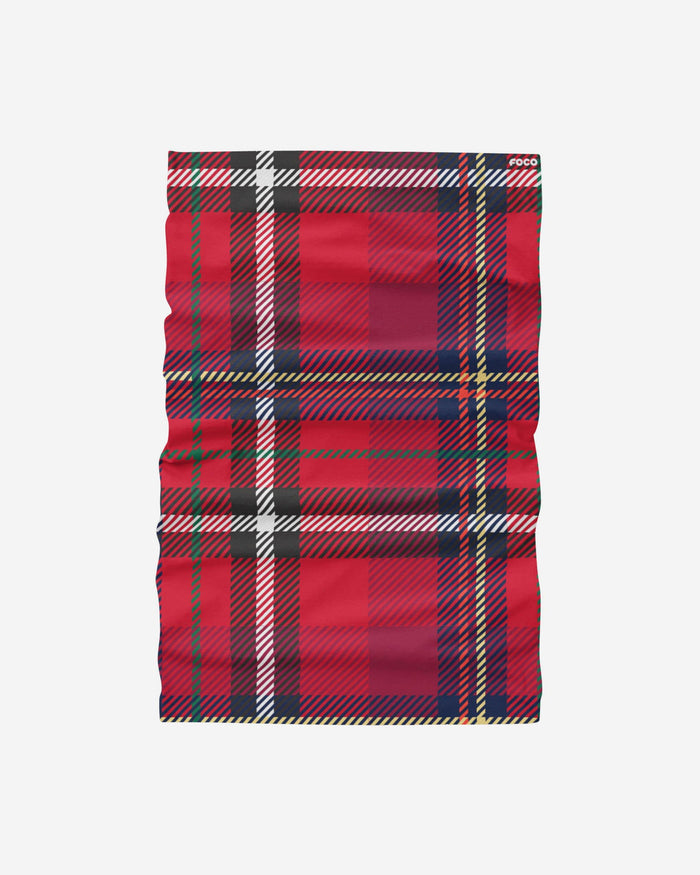 Red Plaid Gaiter Scarf FOCO - FOCO.com