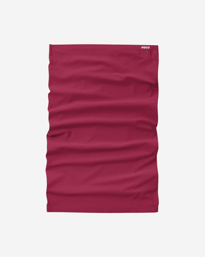 Solid Maroon Gaiter Scarf FOCO - FOCO.com