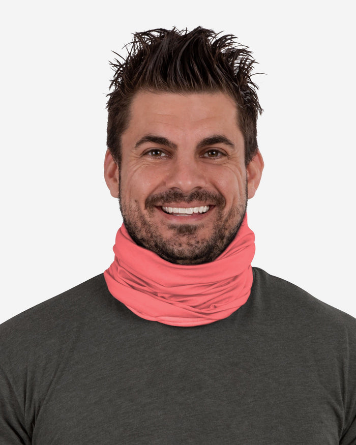 Solid Pink Gaiter Scarf FOCO - FOCO.com