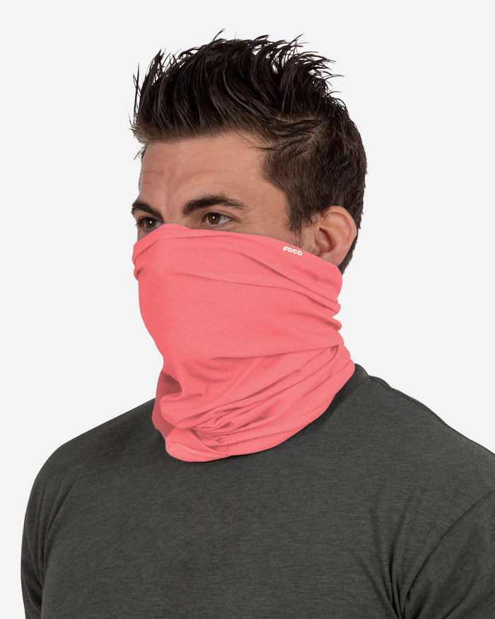 Solid Pink Gaiter Scarf FOCO - FOCO.com