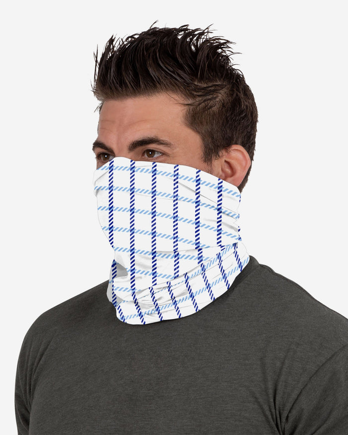 White Plaid Gaiter Scarf FOCO - FOCO.com