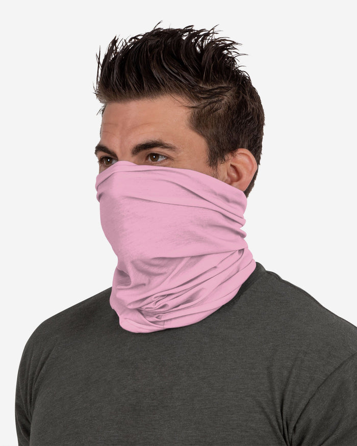 Solid Pastel Pink Gaiter Scarf FOCO - FOCO.com