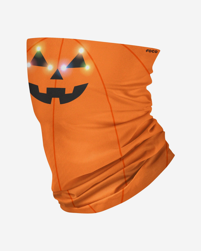 Pumpkin Light Up Gaiter Scarf FOCO - FOCO.com