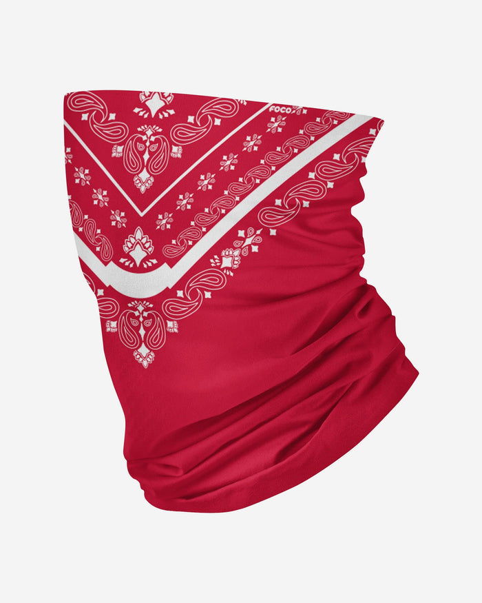 Red Bandana Gaiter Scarf FOCO - FOCO.com