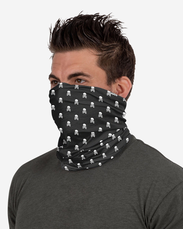 Repeat Skull Brushed Polyester Gaiter Scarf FOCO - FOCO.com