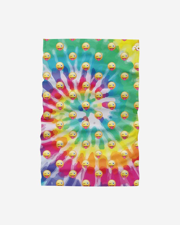 Tie-Dye Silly Face Brushed Polyester Gaiter Scarf FOCO - FOCO.com