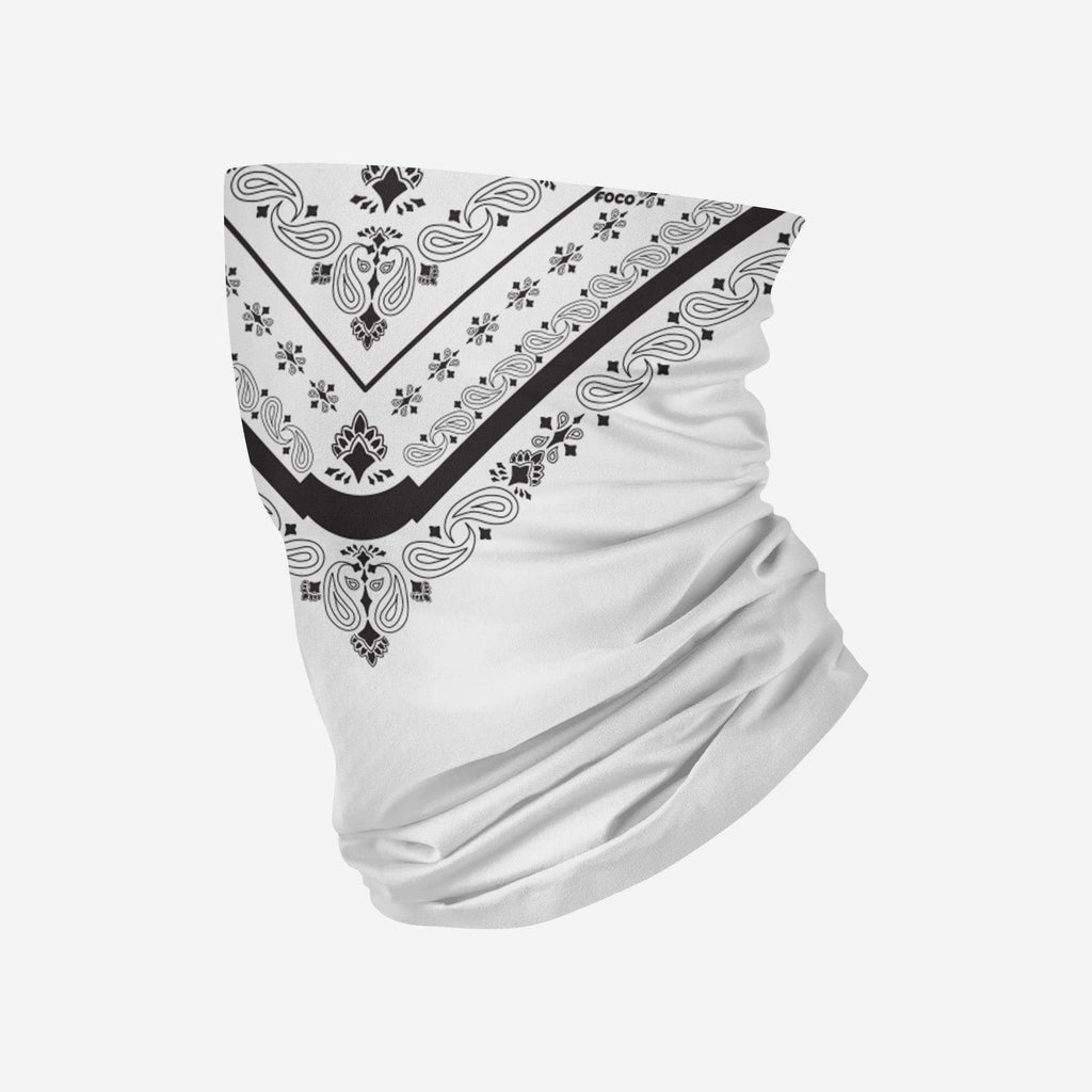 White Bandana Gaiter Scarf FOCO - FOCO.com