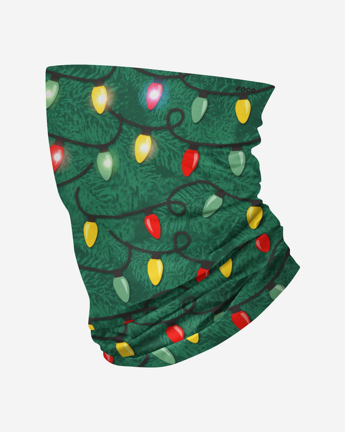 Christmas Lights Light Up Gaiter Scarf FOCO - FOCO.com