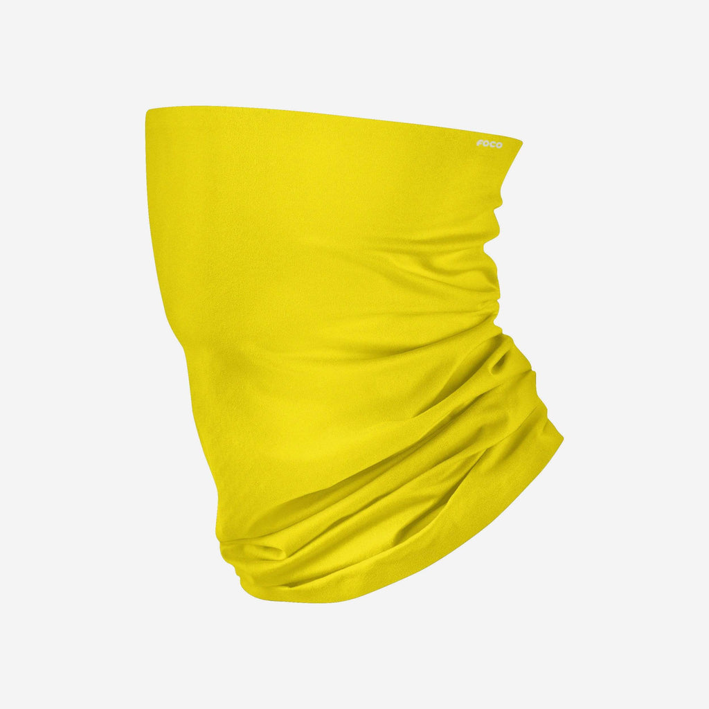 Solid Yellow Gaiter Scarf FOCO - FOCO.com