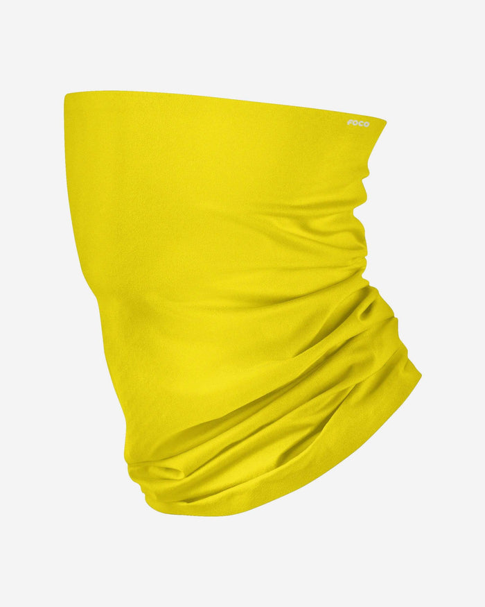 Solid Yellow Gaiter Scarf FOCO - FOCO.com