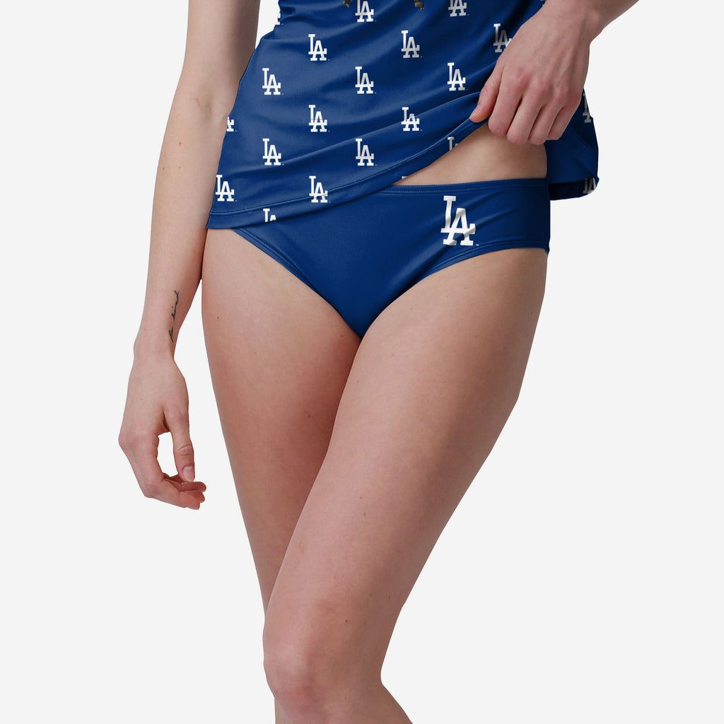 Los Angeles Dodgers Womens Mini Logo Bikini Bottom FOCO S - FOCO.com