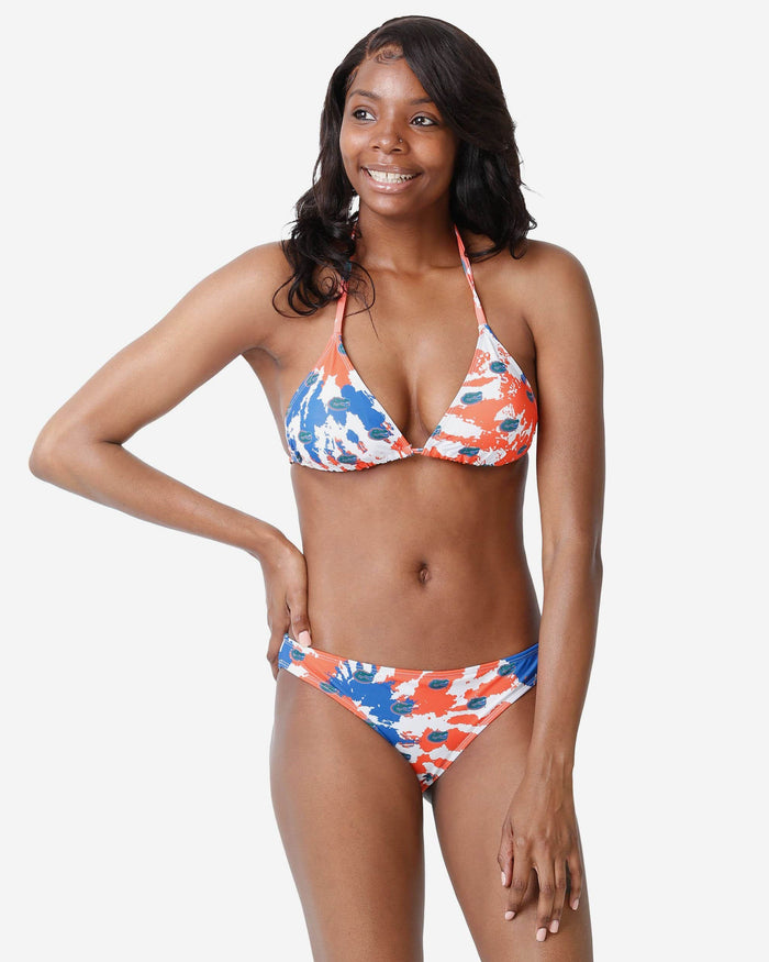 Florida Gators Womens Paint Splash Bikini Bottom FOCO - FOCO.com