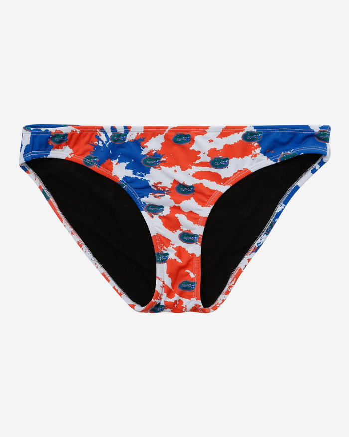 Florida Gators Womens Paint Splash Bikini Bottom FOCO - FOCO.com