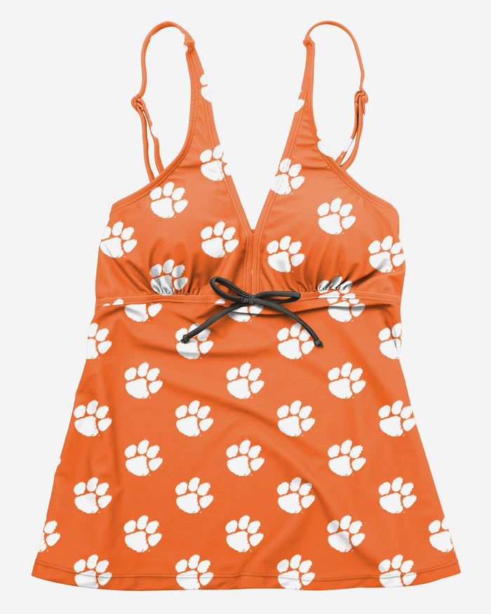 Clemson Tigers Womens Mini Logo Tankini FOCO - FOCO.com