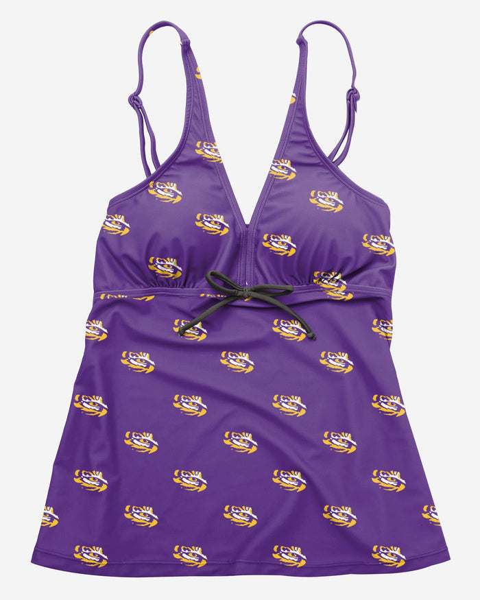 LSU Tigers Womens Mini Logo Tankini FOCO - FOCO.com