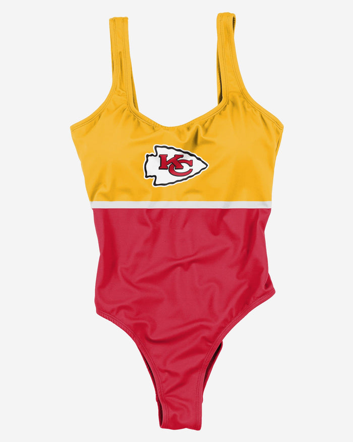 Kansas City Chiefs Womens Beach Day One Piece Bathing Suit FOCO - FOCO.com