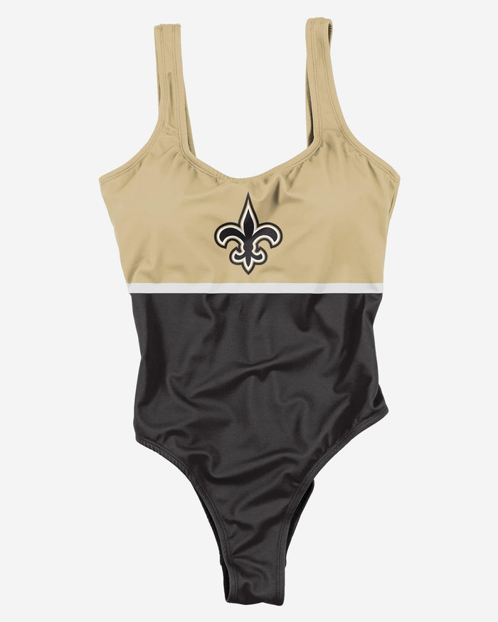 New Orleans Saints Womens Beach Day One Piece Bathing Suit FOCO - FOCO.com