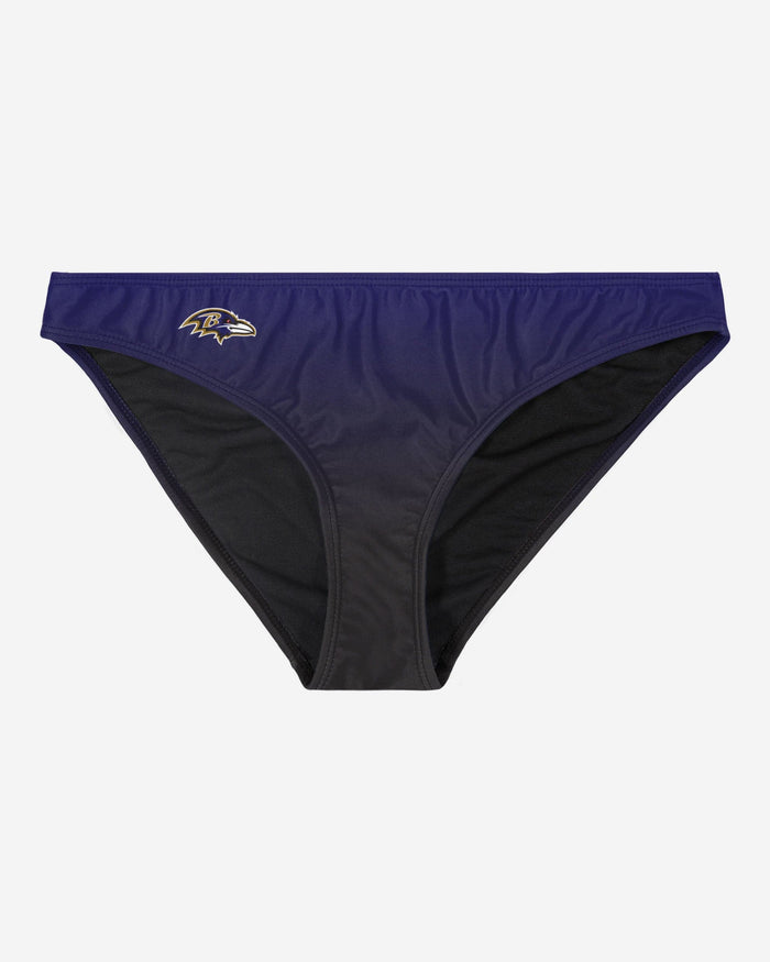 Baltimore Ravens Womens Gradient Big Logo Bikini Bottom FOCO - FOCO.com