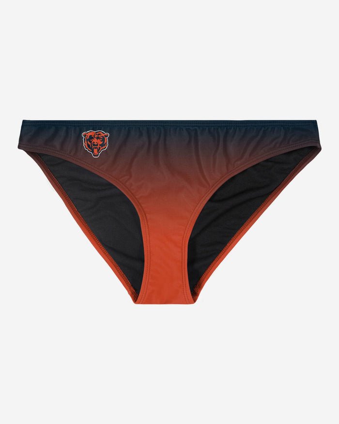 Chicago Bears Womens Gradient Big Logo Bikini Bottom FOCO - FOCO.com