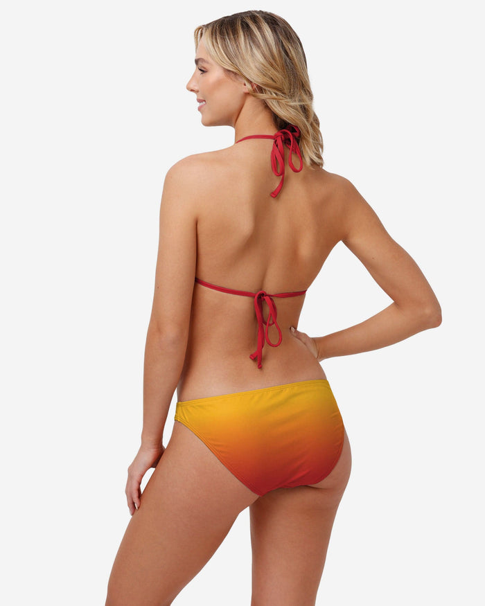 Kansas City Chiefs Womens Gradient Big Logo Bikini Bottom FOCO - FOCO.com