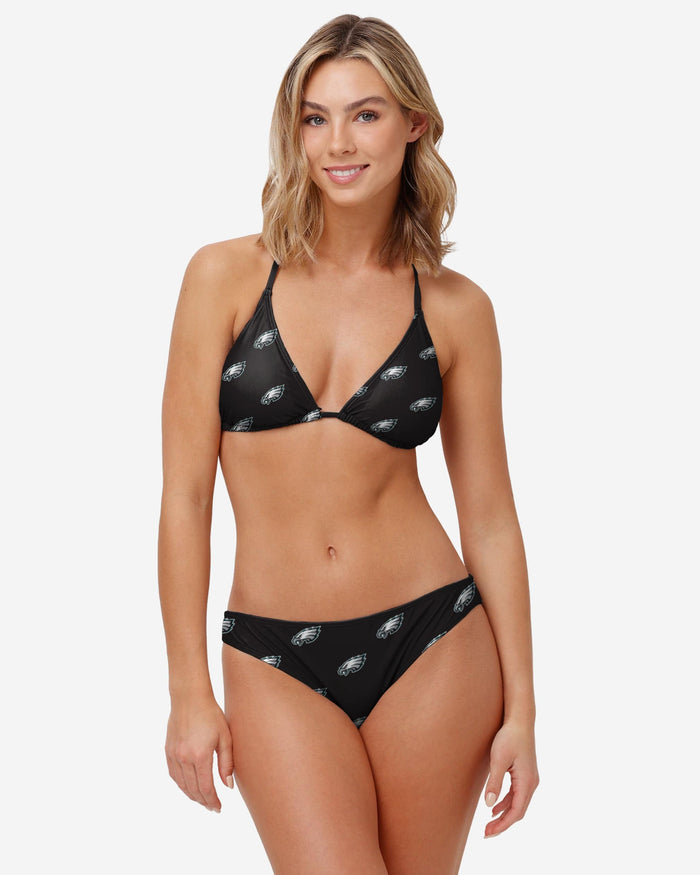 Philadelphia Eagles Womens Mini Print Bikini Bottom FOCO - FOCO.com