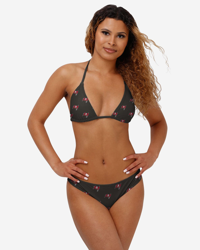 Tampa Bay Buccaneers Womens Mini Print Bikini Bottom FOCO - FOCO.com