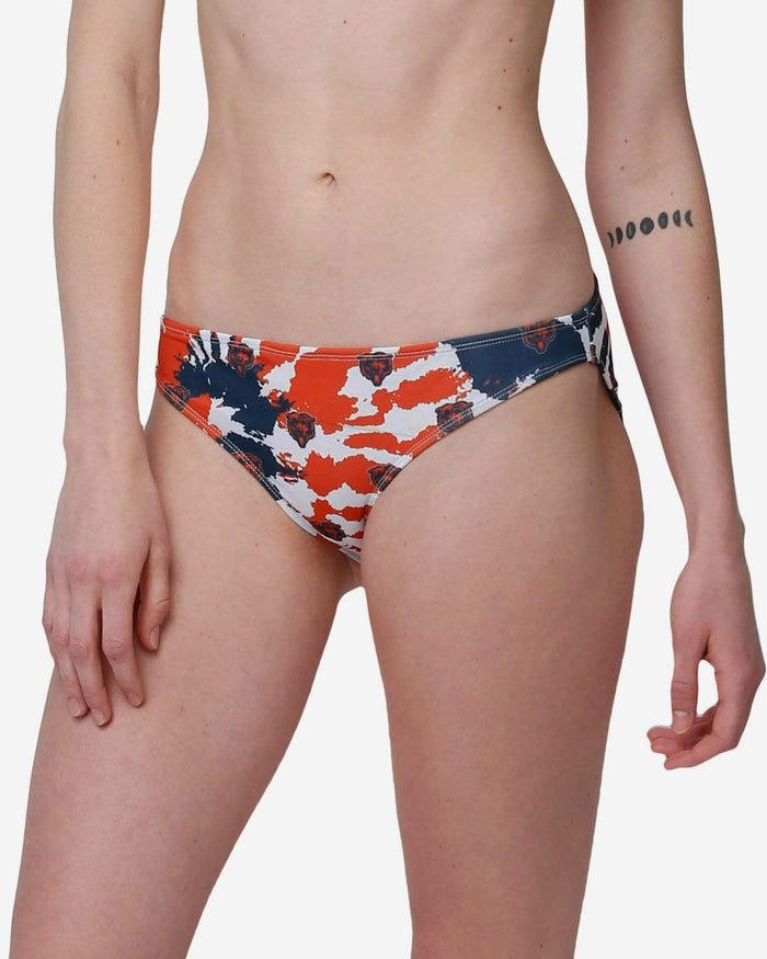 Chicago Bears Womens Paint Splash Bikini Bottom FOCO S - FOCO.com