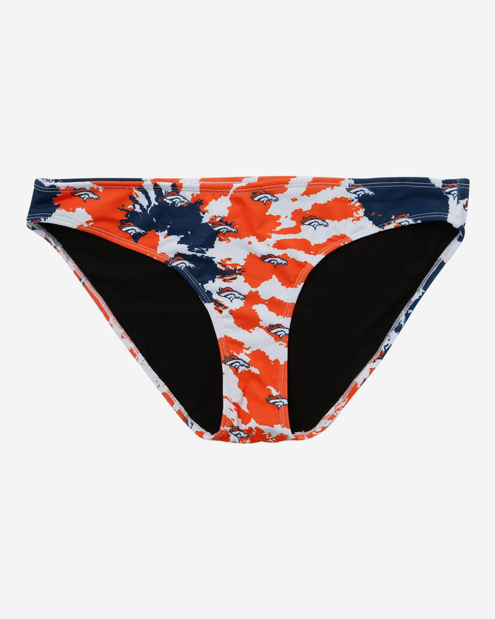 Denver Broncos Womens Paint Splash Bikini Bottom FOCO - FOCO.com