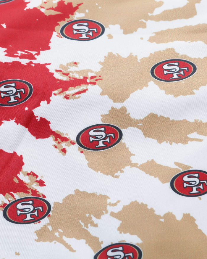 San Francisco 49ers Womens Paint Splash Bikini Bottom FOCO - FOCO.com