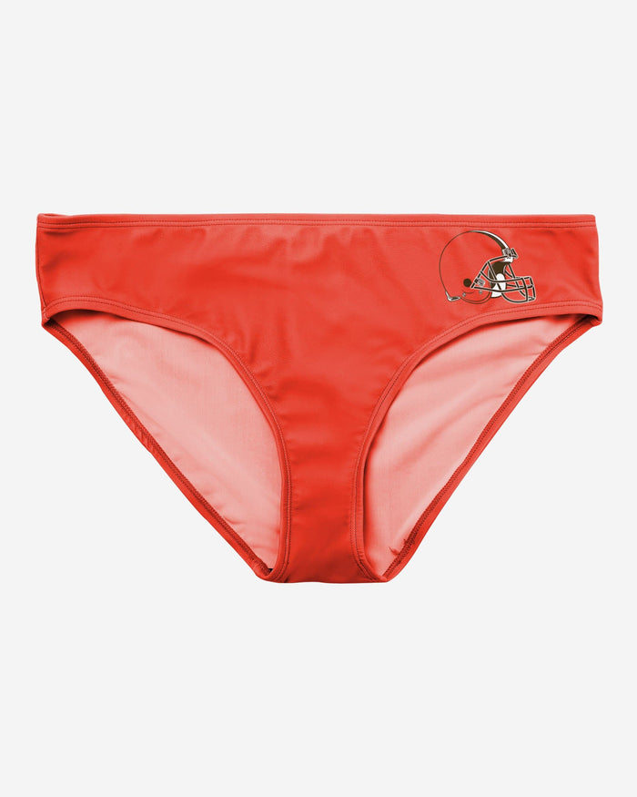 Cleveland Browns Womens Mini Logo Bikini Bottom FOCO - FOCO.com