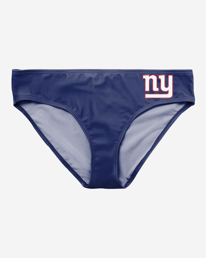 New York Giants Womens Mini Logo Bikini Bottom FOCO - FOCO.com