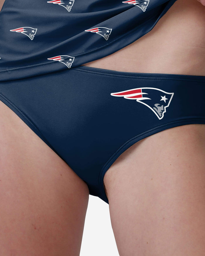 New England Patriots Womens Mini Logo Bikini Bottom FOCO - FOCO.com