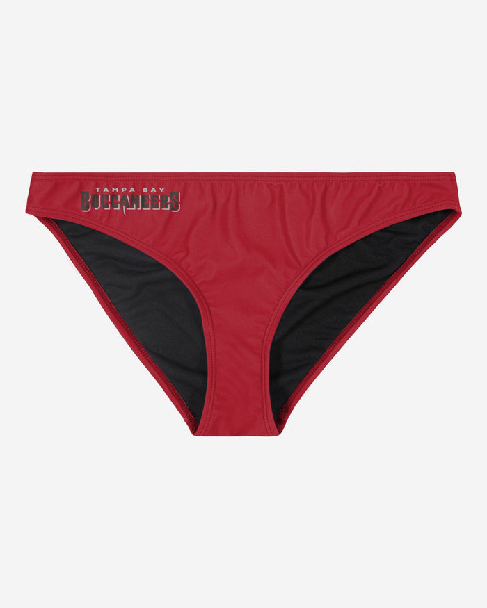 Tampa Bay Buccaneers Womens Solid Wordmark Bikini Bottom FOCO - FOCO.com