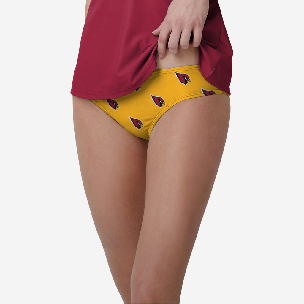 Arizona Cardinals Womens Summertime Mini Print Bikini Bottom FOCO S - FOCO.com