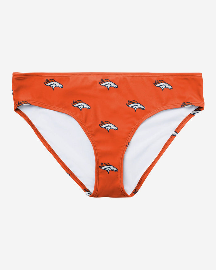 Denver Broncos Womens Summertime Mini Print Bikini Bottom FOCO - FOCO.com