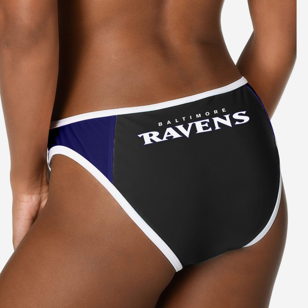 Baltimore Ravens Team Logo Bikini Bottom FOCO - FOCO.com