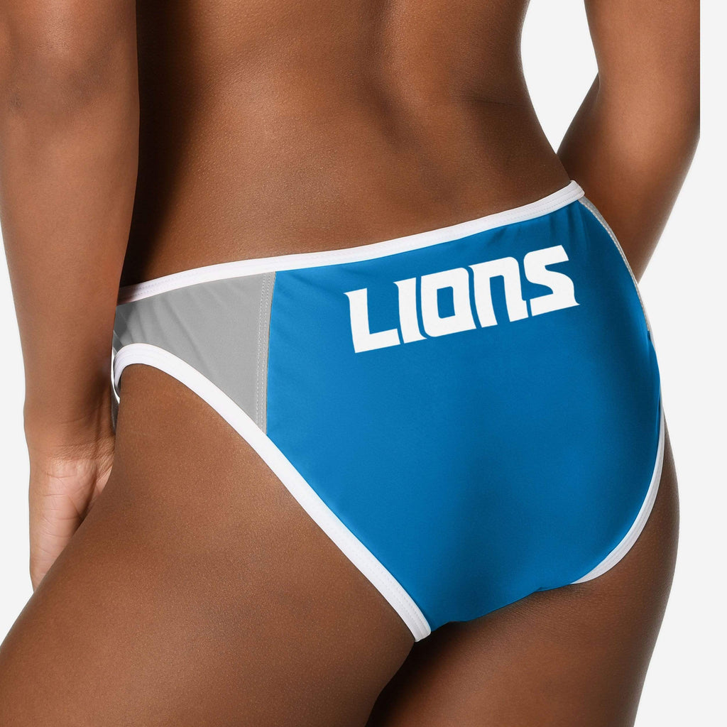 Detroit Lions Team Logo Bikini Bottom FOCO - FOCO.com