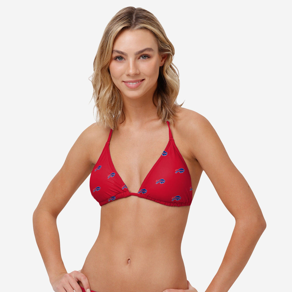 Buffalo Bills Womens Mini Print Bikini Top FOCO S - FOCO.com