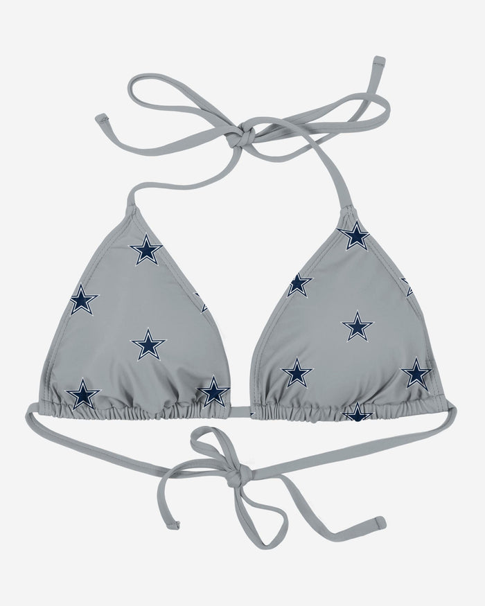 Dallas Cowboys Womens Mini Print Bikini Top FOCO - FOCO.com